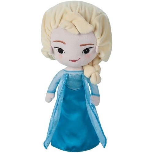 Disney Store Official Princess Plush Doll, Elsa from Frozen, Medium 14 Inches, Soft Plushy with Embroidered Features, Princess Toys for Girls, Disney Dolls, Stuffed Animals for Girls