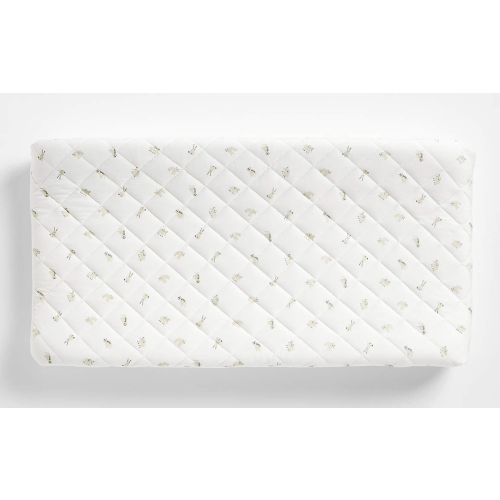 Baby's First Natural Animal Organic Cotton Heathered Jersey Baby Changing Pad Cover