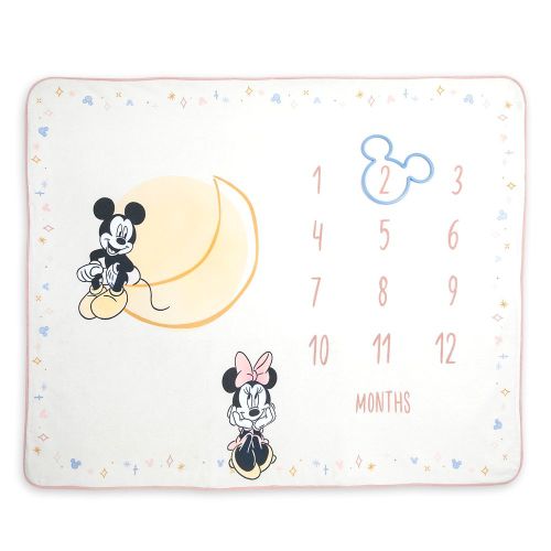 Mickey and Minnie Mouse Milestone Blanket Set for Baby | Disney Store