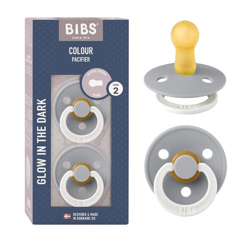 BIBS Pacifiers | 6+ Months (Pack of 2) | Cloud Night
