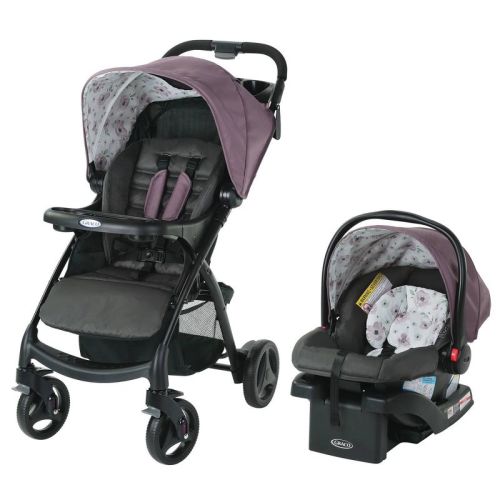 Graco Verb Click Connect Travel System with SnugRide Infant Car Seat, Color: Gracie