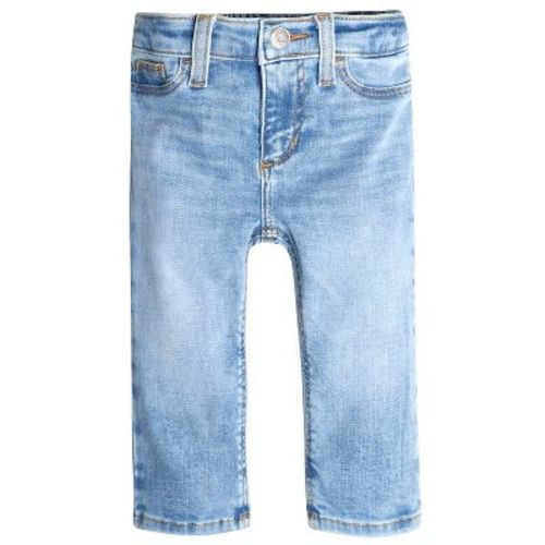Gerber Infant Denim Straight Fit with Elastic Back, Light Blue, 6-9 Months