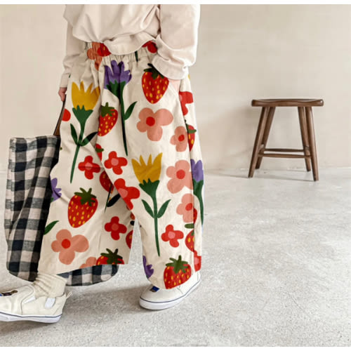 Baby & Kids Flowers Casual Pants
