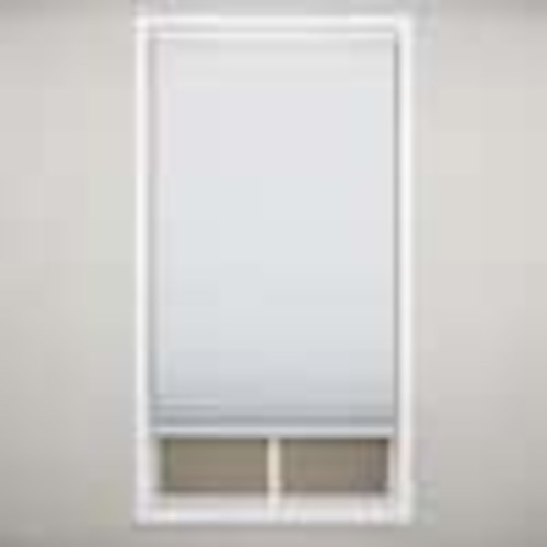 Perfect Lift Window Treatment White Cordless Blackout Polyester Cellular Shades - 36.5 in. W x 48 in. L QEWT364480