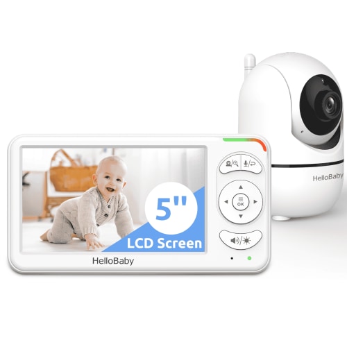 HelloBaby, Video Baby Monitor, BBM838, No WiFi, 5-inch LCD