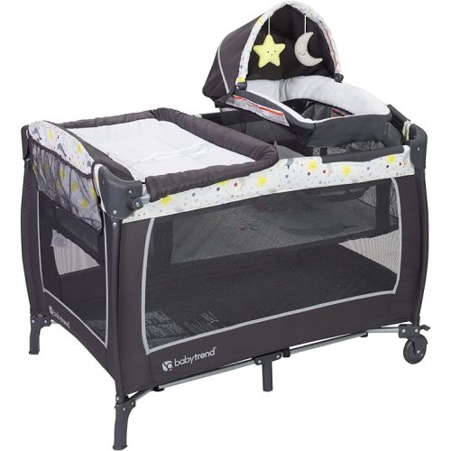 Baby Trend Lil' Snooze Deluxe II Nursery Center, Twinkle Twinkle Little Moon - Twinkle Twinkle Moon