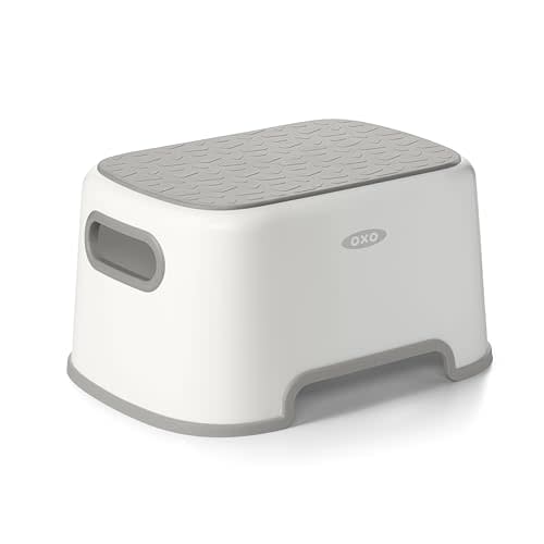 OXO Tot Step Stool, Gray, 7 Inch (Pack of 1)