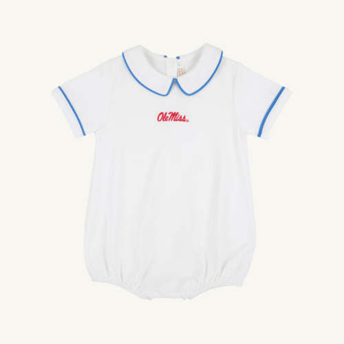 Ole Miss Short Sleeve Biltmore Bubble - Worth Avenue White (3-6M)