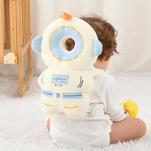 Baby Head Protector Backpack - Soft & Lightweight Head Protection Pillow for Bebe Walking and Crawling