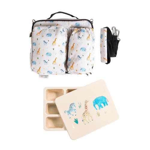 Bento and Lunch Bag Set Safari – Austin Baby Collection