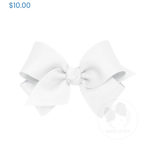 Small Classic Grosgrain Hair Bow (Knot Wrap)