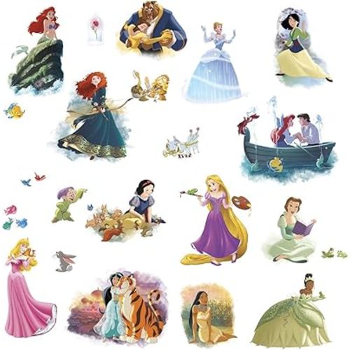 Disney Princess Dream Big Peel and Stick Wall Decals by RoomMates, RMK3278SCS