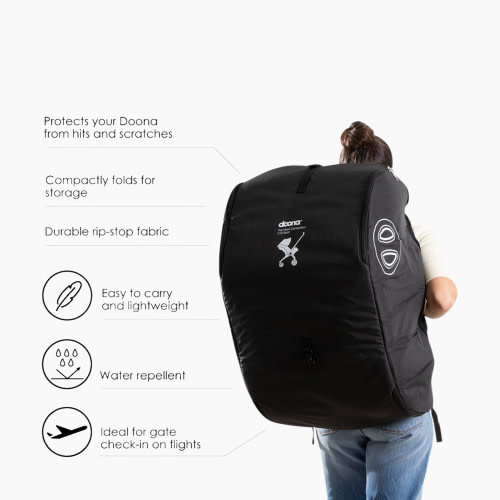 Doona Padded Travel Bag - Black