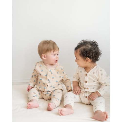 Quinn Magnetic Playsuit, Sailboats - Dear Hayden | Maisonette