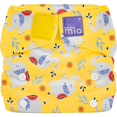 Bambino Mio, Miosolo Classic All-in-One Cloth Nappy, Eco Chemical Free Nappy