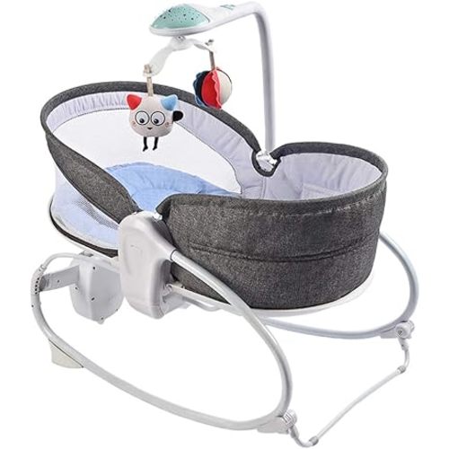 3-in-1 Baby Bouncers, Can sit and Lie Down, Brilliant Bouncer,Rocking Bouncer, Soothing Vibration, 3rd Gear Adjustment, Suitable for Babies Boys/Babies Girls/Newborns Baby