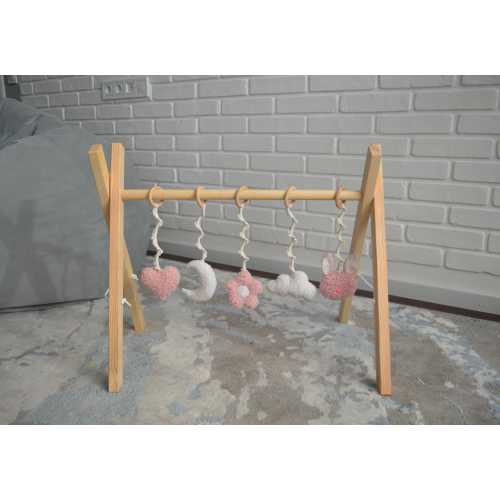 Baby Play Gym Toys/Children&#39;s gym/hanging toy for children&#39;s gym with bouclé/For girls/Pink toys/Gift for Christmas