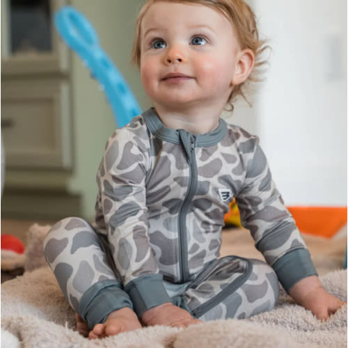 Baby Zip Up - Classic Deer Camo – BURLEBO