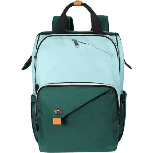 Hap Tim Baby Diaper Bag for Boys Girls, Large Backpack Diaper Bags with Double Compartments, Baby Registry Search Shower Gifts Stuff Newborn Must Haves, Green(7340-GR)