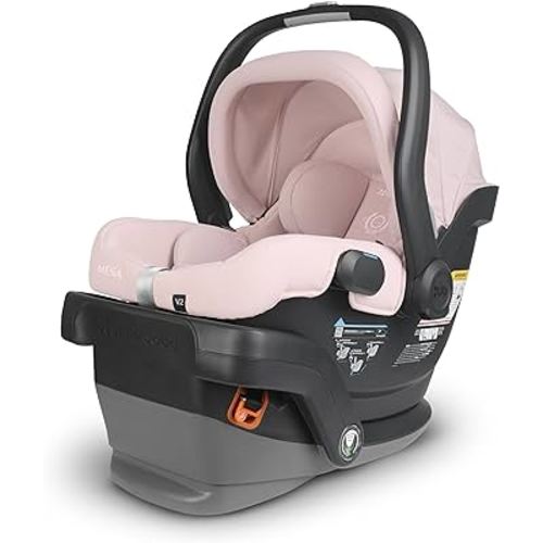 UPPAbaby Mesa V2 Infant Car Seat/Easy Installation/Innovative SmartSecure Technology/Base + Robust Infant Insert Included/Direct Stroller Attachment/Alice (Dusty Pink)