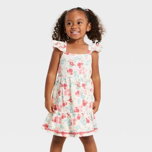 Toddler Girls' Disney Minnie Mouse Gauze Dress - Pink 3T