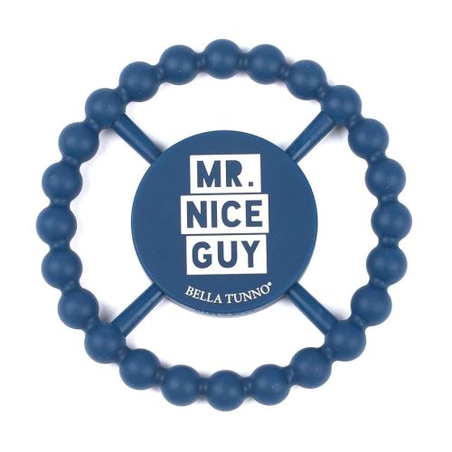 Baby Teether by Bella Tunno, Silicone Teethers for Babies 3-6 Months, 6-12 Months, Baby Toys, Pacifier, Teething Relief, Boys, Girls, Mr Nice Guy