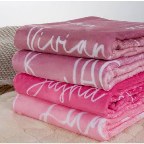 Personalized Custom Blanket Baby Girl Blanket Name Blanket - Etsy