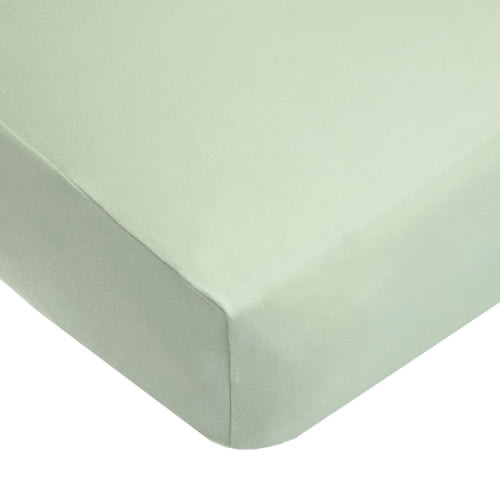 TL Care 100% Cotton Jersey Knit FItted Crib Sheet, Celery