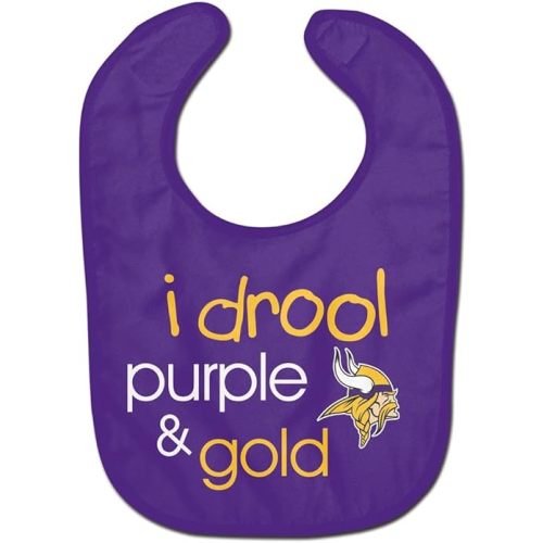 WinCraft NFL Minnesota Vikings WCRA1961614 All Pro Baby Bib