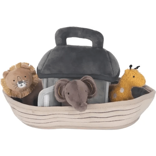 Lambs & Ivy Baby Noah Interactive Plush Boat/Ark with Stuffed Animal Toys