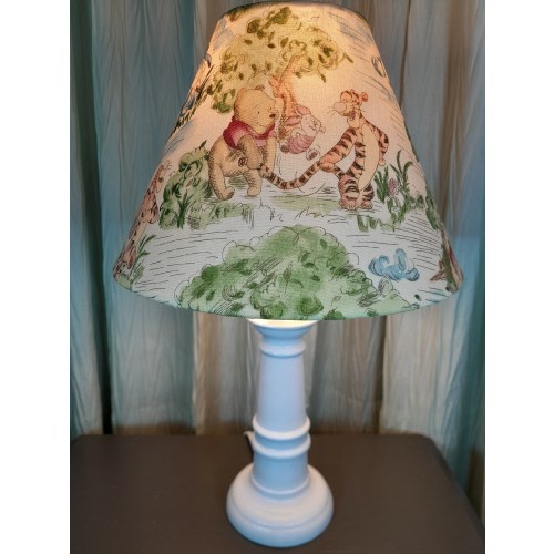 Winnie the Pooh Nursery / accent lamp, Pooh Tigger Eeyore Baby lamp, Pooh Tigger Piglet child's table lamp, Bear nursery lamp, baby gift
