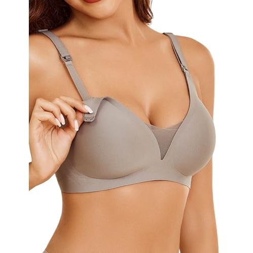 Avidlove Nursing Bras for Breastfeeding Seamless Ultra Comfort Pregnancy Maternity Wireless Bralette