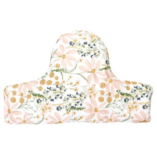 Daisy Dreams | IKEA Highchair Cushion Cover | ANTILOP Cover | Baby Led Weaning | Gender Neutral | 100% Cotton | Pink Muted | Spring | Pastel