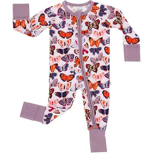 Little Sleepies Pajamas for Baby Boys & Girls, Viscose from Bamboo Baby Pajamas, Preemie & Newborn Sleepers, 2-Way Zipper PJs