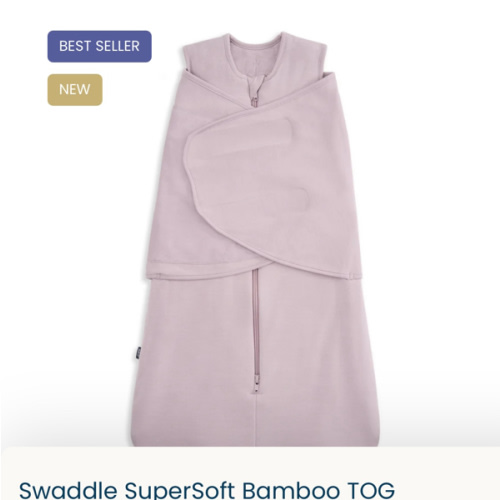 HALO Mauve Bamboo Swaddle 2.0 TOG | Gentle, Soft & Snuggly