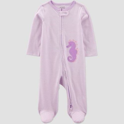 Carter's Just One You® Baby Girls' Sleep N' Play - Green/Pink Newborn