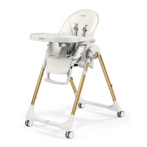 Peg Perego Prima Pappa Zero 3 High Chair - White/Gold