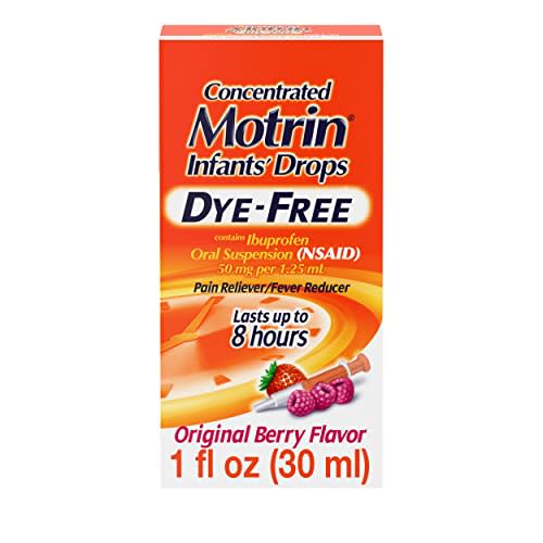 Motrin Infants Concentrated Liquid Medicine Drops with Ibuprofen, Berry, 1 fl. oz