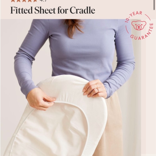 BabyBjörn Fitted Sheet for Cradle