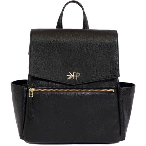Freshly Picked Convertible Mini Classic Diaper Bag Backpack, Butterscotch Tan
