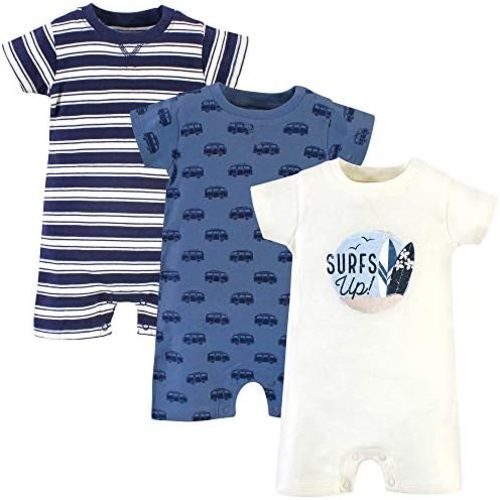 Touched by Nature baby-boys Organic Cotton Rompers