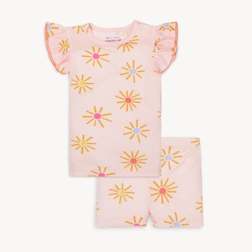 put on your sunnies modal magnetic no drama pajama ruffle short sleeve – Magnetic Me