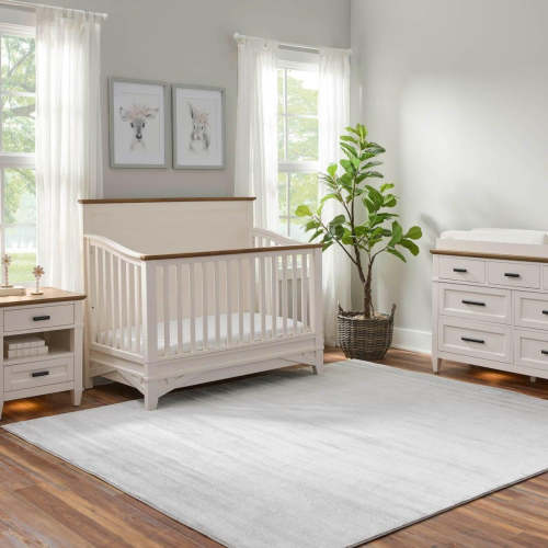 Parker House Artisan Crib, 7-Drawer Dresser, + Nightstand