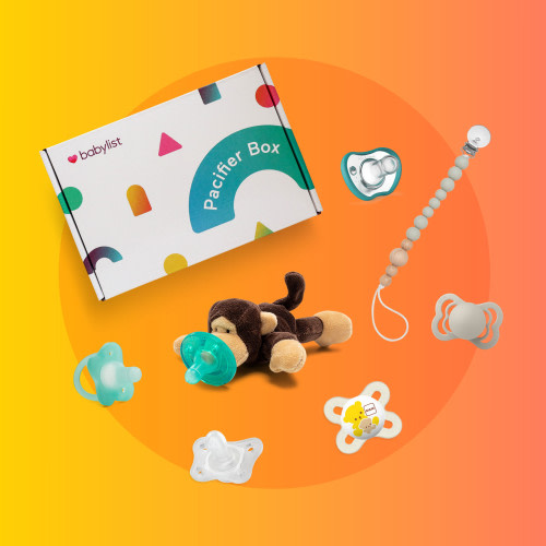 Babylist Pacifier Box (6 Pacifiers + 1 Clip)