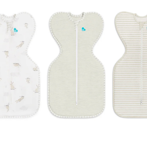 Swaddle Up™ Starter Pack 1.0 TOG Cotton Sand Cloud Bunnies
