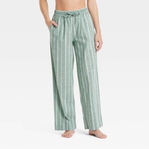 Women's Striped Cotton Blend Pajama Pants - Auden™