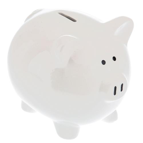 White Piggy Bank