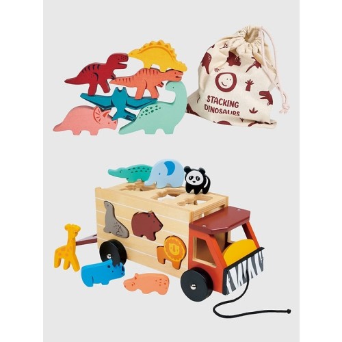 Explorers Sorting and Stacking Toddler Toy Bundle