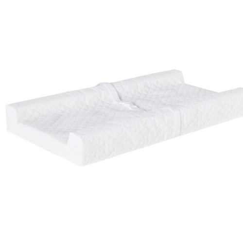 Regalo Baby Basics Non-Slip Infant Changing Pad with Patented Easy-Grip System – Water Resistant Cover, Compatible with Standard Changing Pad Covers and Dressers, Safe and Secure, White