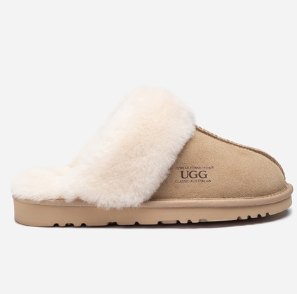 Ugg Slippers Premium Australia Sheepskin Unisex Scuffette Suede by Ozwear Connection Uggs Online | THE ICONIC | Australia